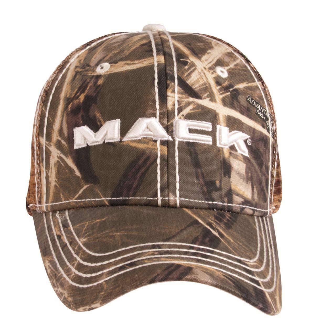 Camo Mack Logo - MACK FRONT GRILL LOGO CAMO MESH CAP | Mack Shop