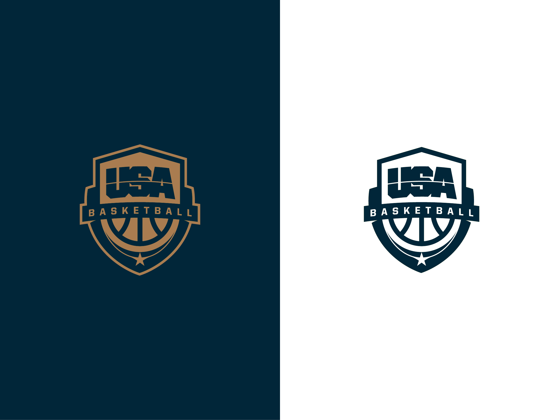 Red White Blue USA Basketball Logo - USA Basketball logo on Behance
