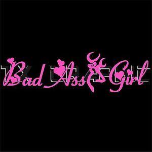 Browning Girl Logo - BAD ASS GIRL GIRLS DECAL BROWNING HEART VINYL STICKER | eBay