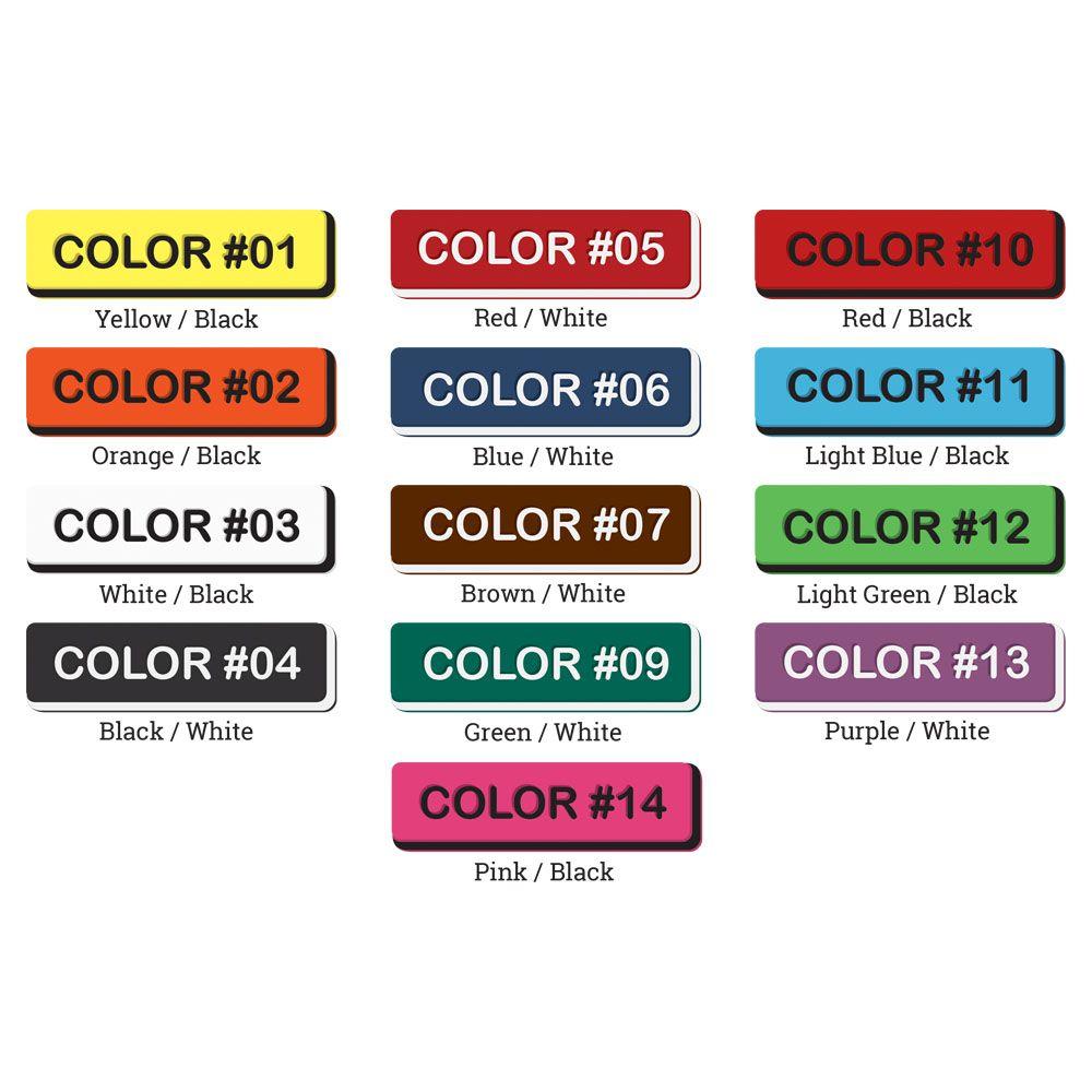 Dual Colored Logo - Universal Dual Colored Small Tags