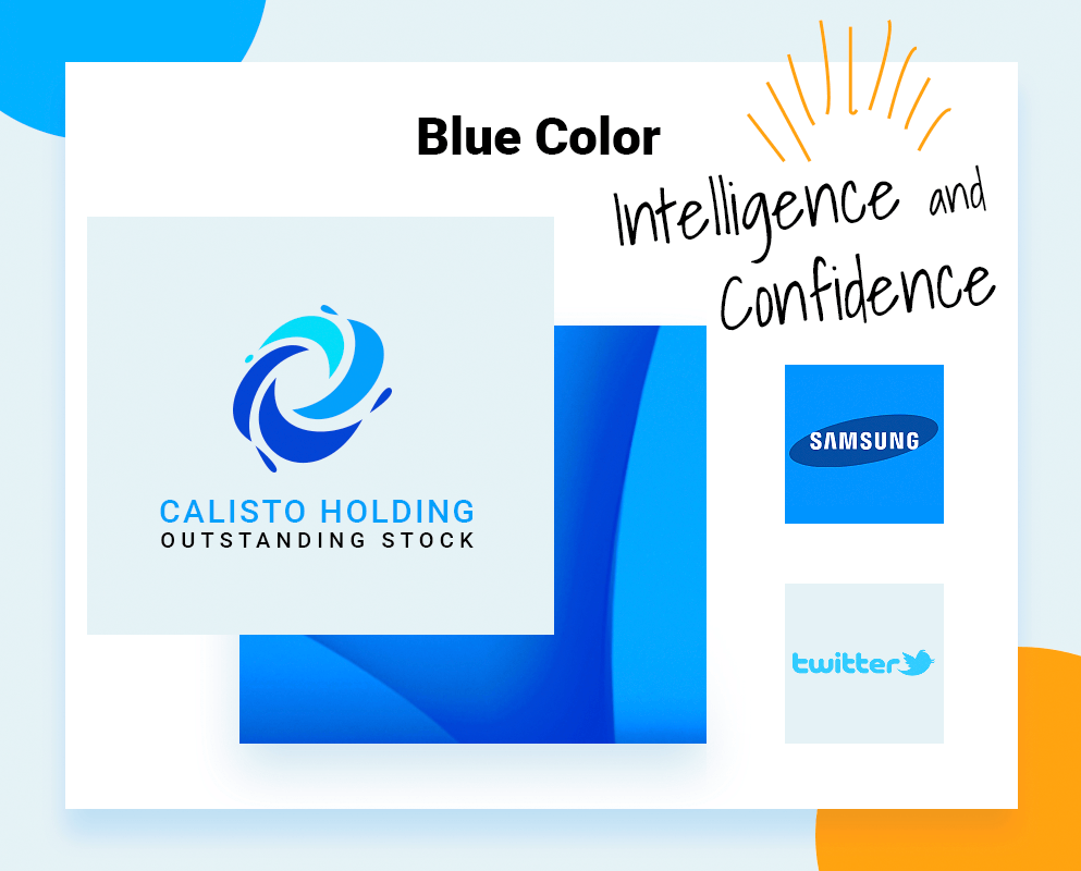 Blue Colored Brand Logo - How to Choose the Best Logo Color Combinations for Your Company