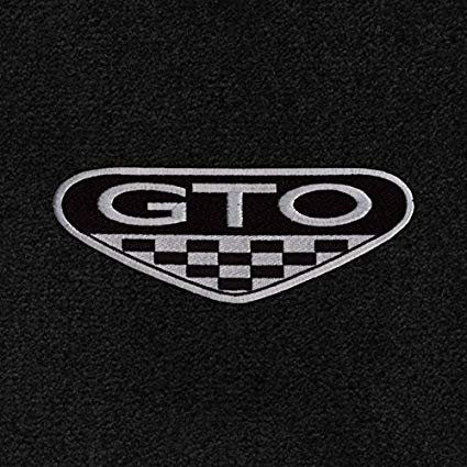 Pontiac GTO Logo - Lloyd Mats Pontiac GTO Logo Velourtex Front Floor Mats