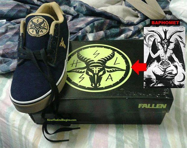 Thrasher Satanic Logo - Skater Shoe Features Kids Shoes w/ Satanic Logo. Chat