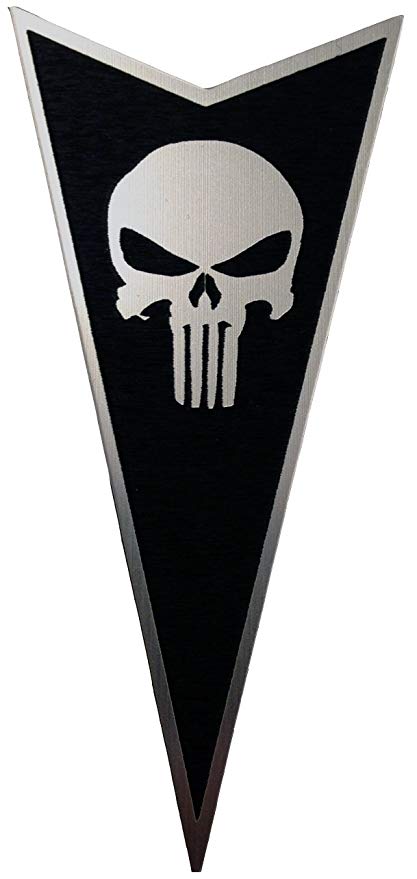 G6 Logo - Pontiac G6 Front Badge Emblem Punisher Black