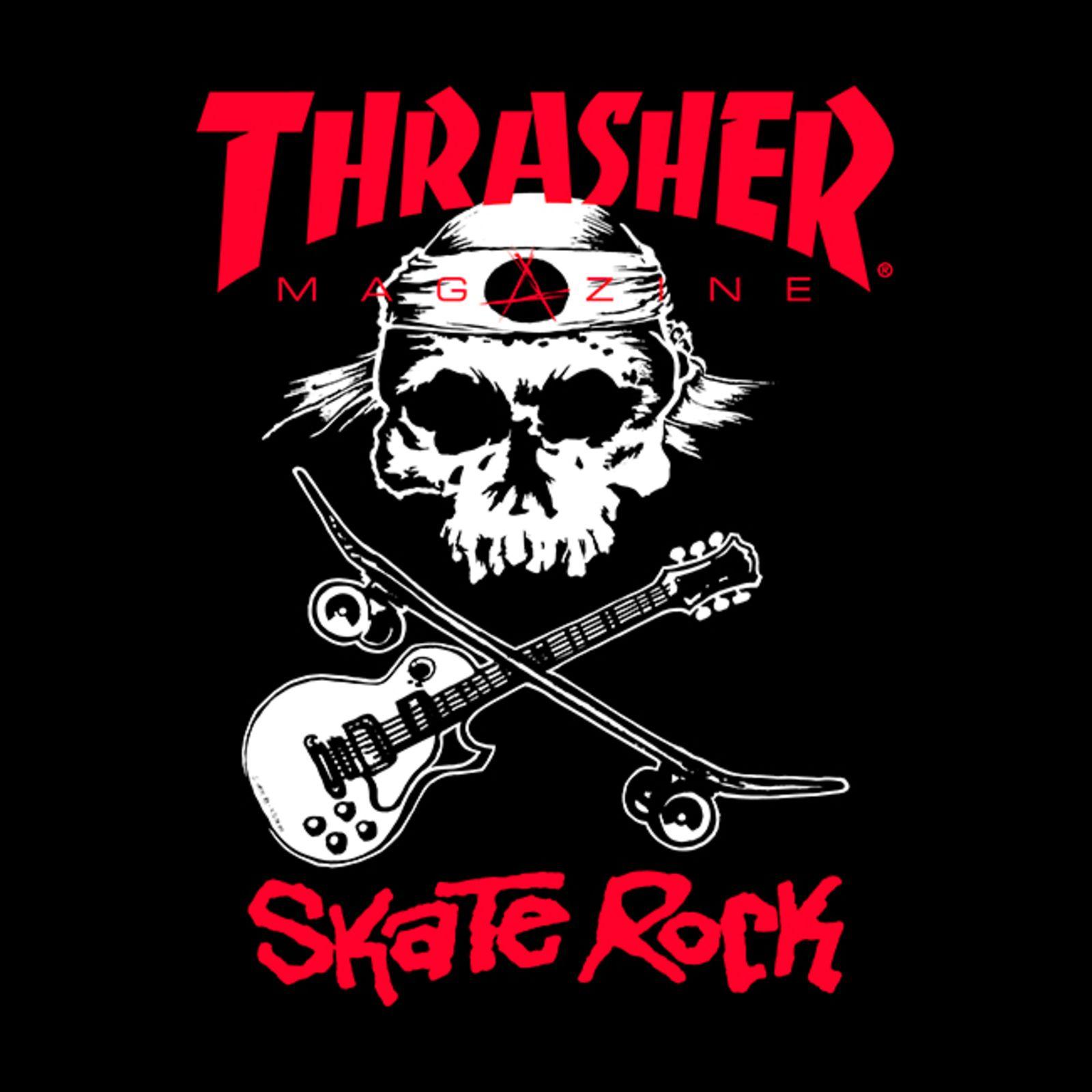 Thrasher Satanic Logo - Perhaps Thrasher's most controversial logo. This one reflects