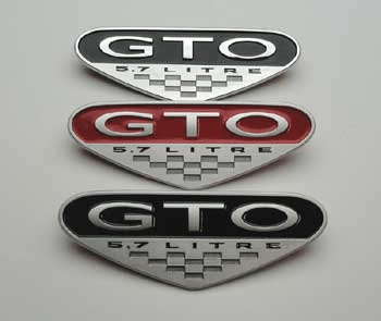 Pontiac GTO Logo - Emblems & Decals. Exterior 06 Pontiac GTO