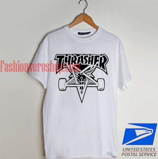 Thrasher Satanic Logo - Thrasher 666 Satanic T shirt