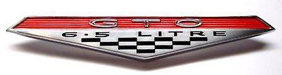Pontiac GTO Logo - Amazon.com: The Parts Place Pontiac GTO 6.5 L Fender Rocker Emblem ...
