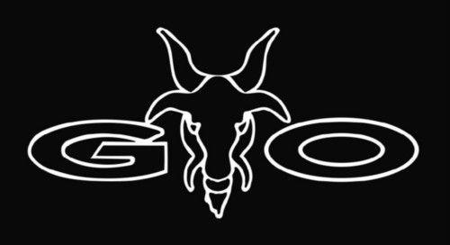 Pontiac GTO Logo - GTO Angry Goat Die Cut Vinyl Decal Sticker Die Cuts