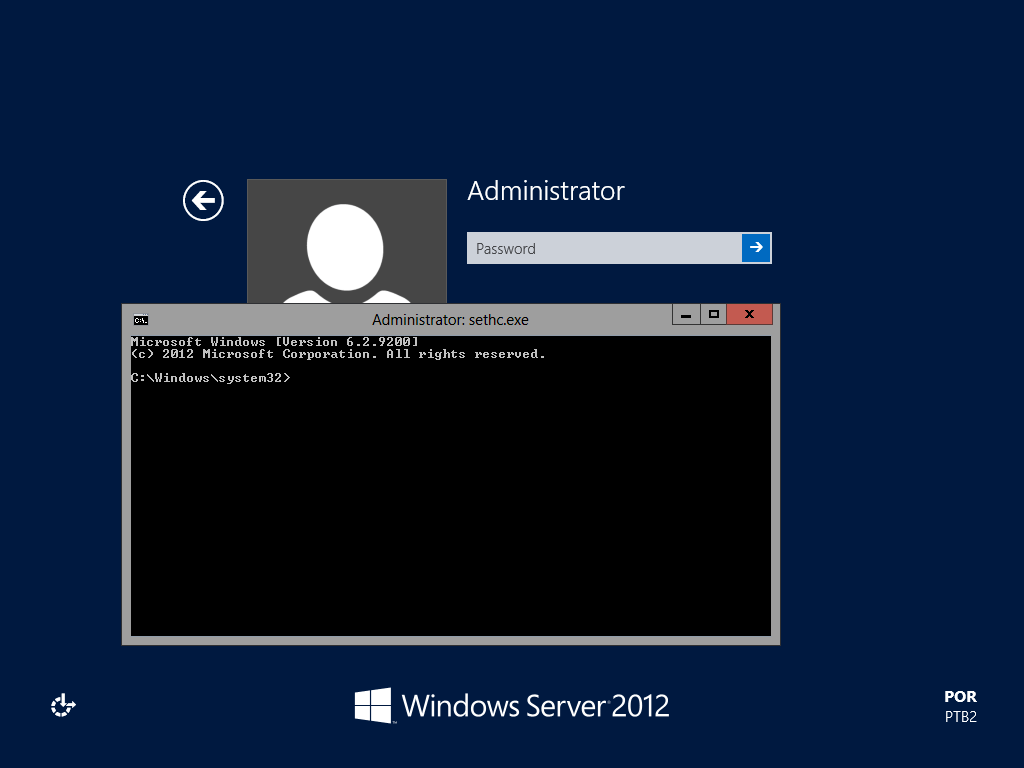 Windows Server 20003 Logo - Como redefinir a senha de administrador no Windows 8 e Server 2012 ...