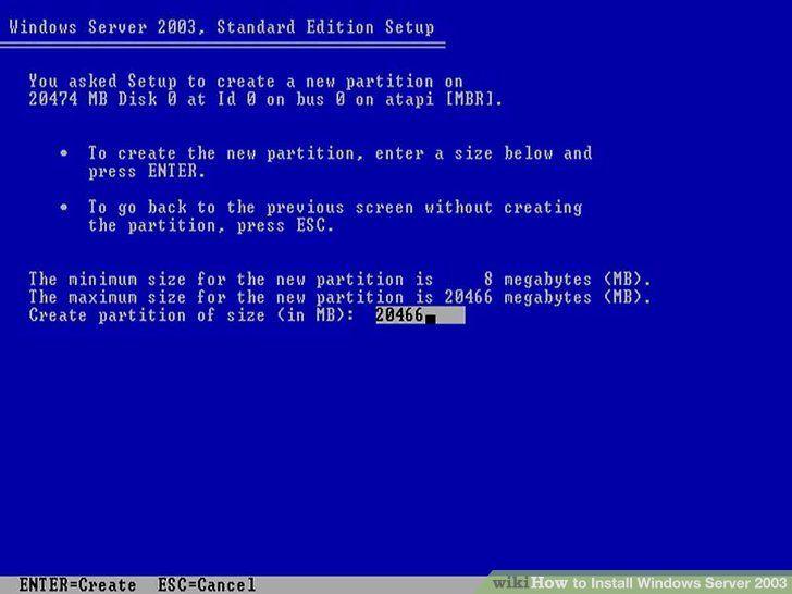 Windows Server 20003 Logo - How to Install Windows Server 2003: 9 Steps (with Picture)