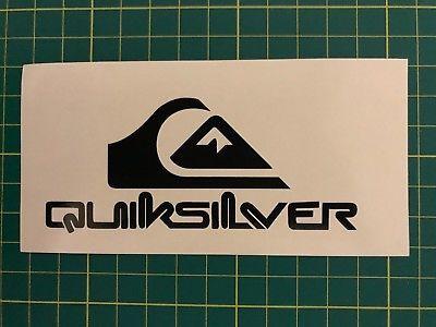 Quiksilver Logo - QUIKSILVER LOGO VINYL Decal Die Cut Surf Surfboard Sticker ...