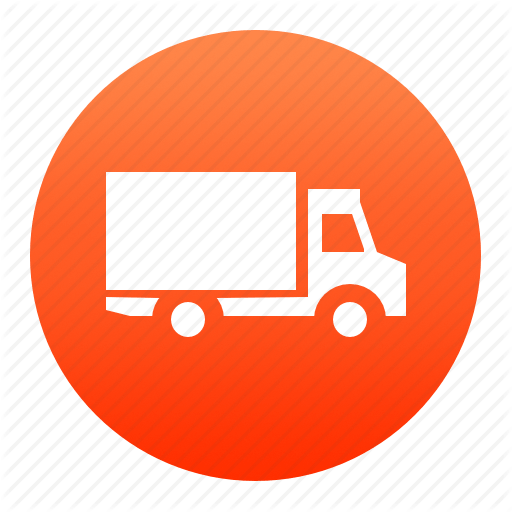 Red Transport Logo - Delivery, logistics, lorry, red, transport, truck, van icon