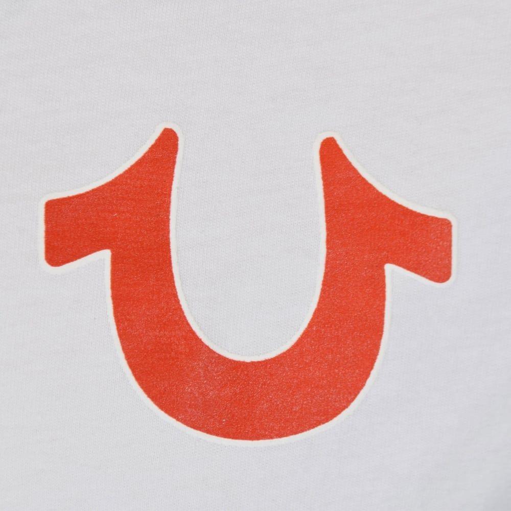 True Religion Logo - TRUE RELIGION True Religion Red Horseshoe Logo T Shirt