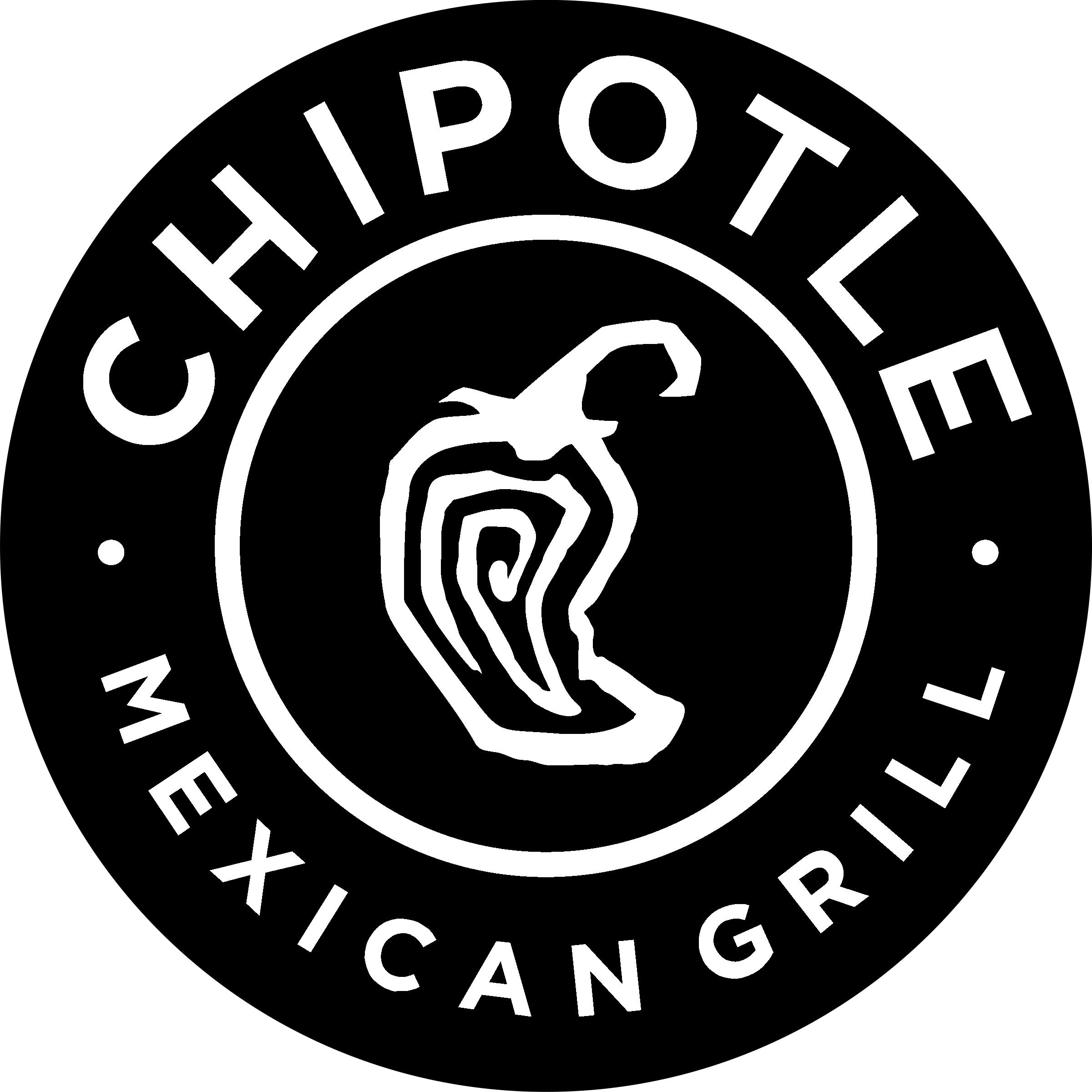 Mexican Black and White Logo - Chipotle Mexican Grill Logo SVG Vector & PNG Transparent - Vector ...