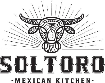 Mexican Black and White Logo - Soltoro Mexican Sauces, Seasings. Traditional Mexican recipes