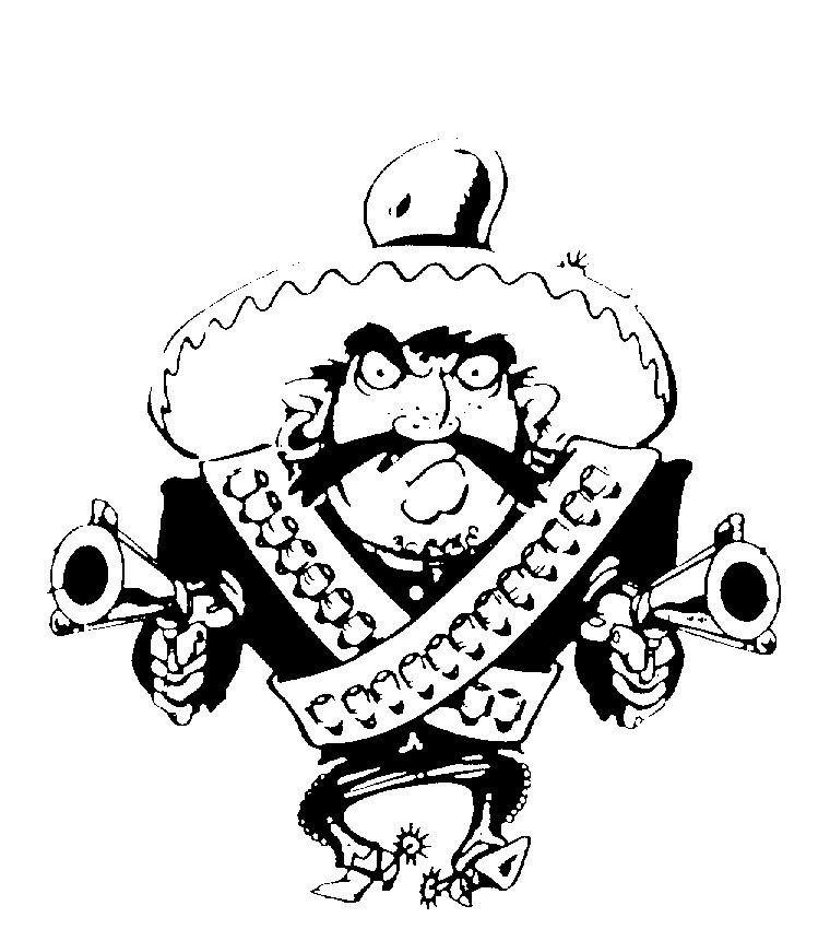 Mexican Black and White Logo - Free Mexican Sombrero Cartoon, Download Free Clip Art, Free Clip Art