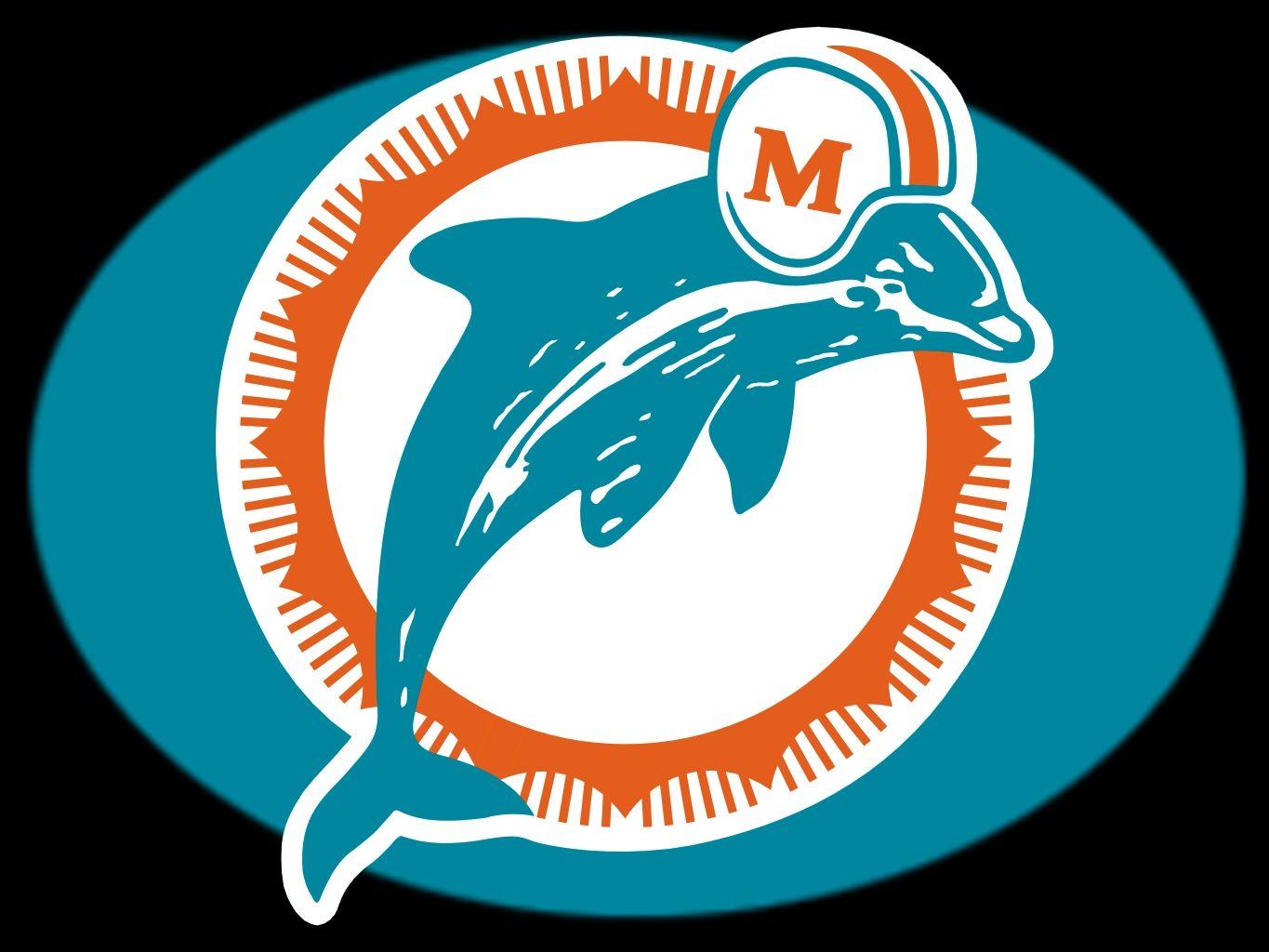 NFL Dolphins Logo - Miami Dolphins at 50: Logos