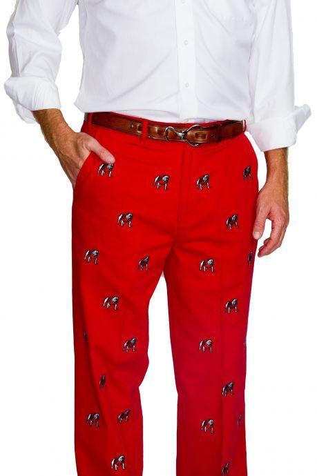 Red Bulldog Logo - Georgia Red Bulldogs Stadium Pants