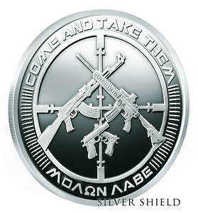 Silver Shield Logo - 2017 5OZ AG-47 - COME & TAKE THEM PROOF - SILVER SHIELD - IN-HAND ...