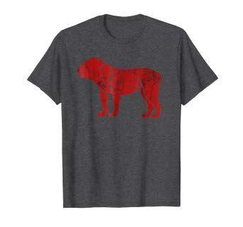 Red Bulldog Logo - Red Bulldog Distressed Silhouette Logo T