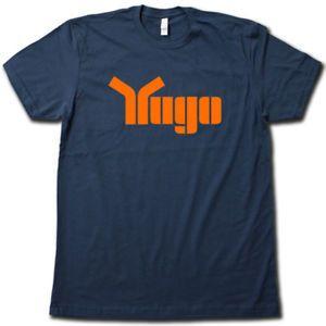 Yugo Car Logo - YUGO Old School 80's CAR Logo T Shirt Premium Cotton