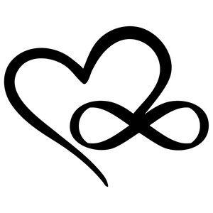 Heart Infinity Logo - Infinity heart | Sophie Gallo Design Silhouette Store & Digital ...