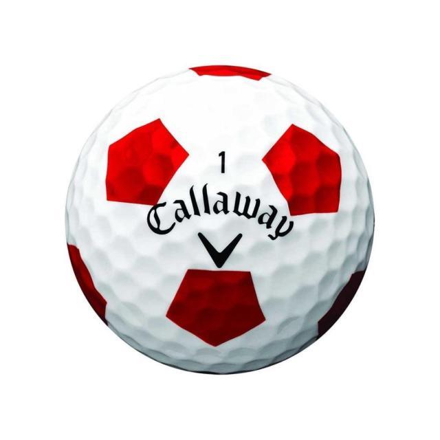 Red Sphere White X Logo - Callaway Golf Chrome Soft X Truvis White/red 3 Ball Pack 2017 ...