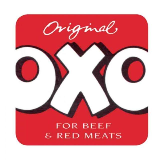 Red Beef Logo - Original OXO for Beef & Red Meats Coaster Vintage Retro Drinks Mat