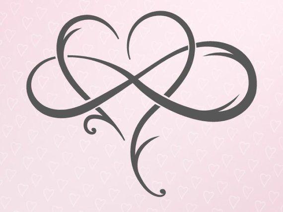 Heart Infinity Logo - Mother and Daughter The Love Between SVG Infinity Symbol Heart ...