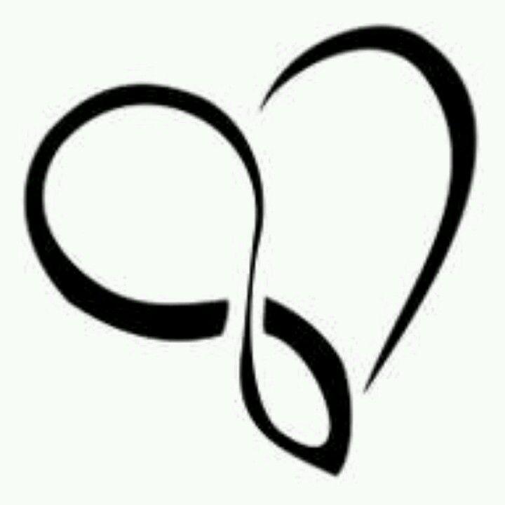 Heart Infinity Logo - Heart infinity logo. Decor. Tattoos, Love tattoos