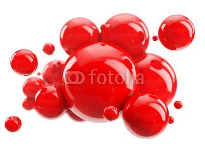 Red Sphere White X Logo - abstract group of red spheres on white. Buy Photo. AP Image