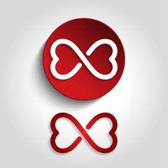 Heart Infinity Logo - Search photo infinity vector