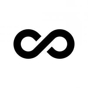 Heart Infinity Logo - Infinity Or Infinite Symbol In Grey | SOIDERGI
