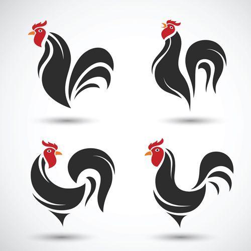 Chicken Bird Logo - Pin by Icons on Icons | Vector design, Chicken logo, Design