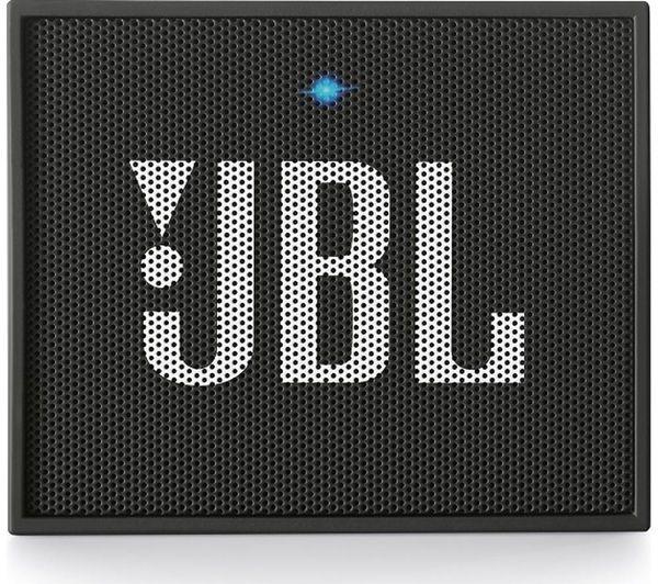 Turquoise and Black Circle Logo - Buy JBL GO Portable Wireless Speaker - Black | Free Delivery | Currys