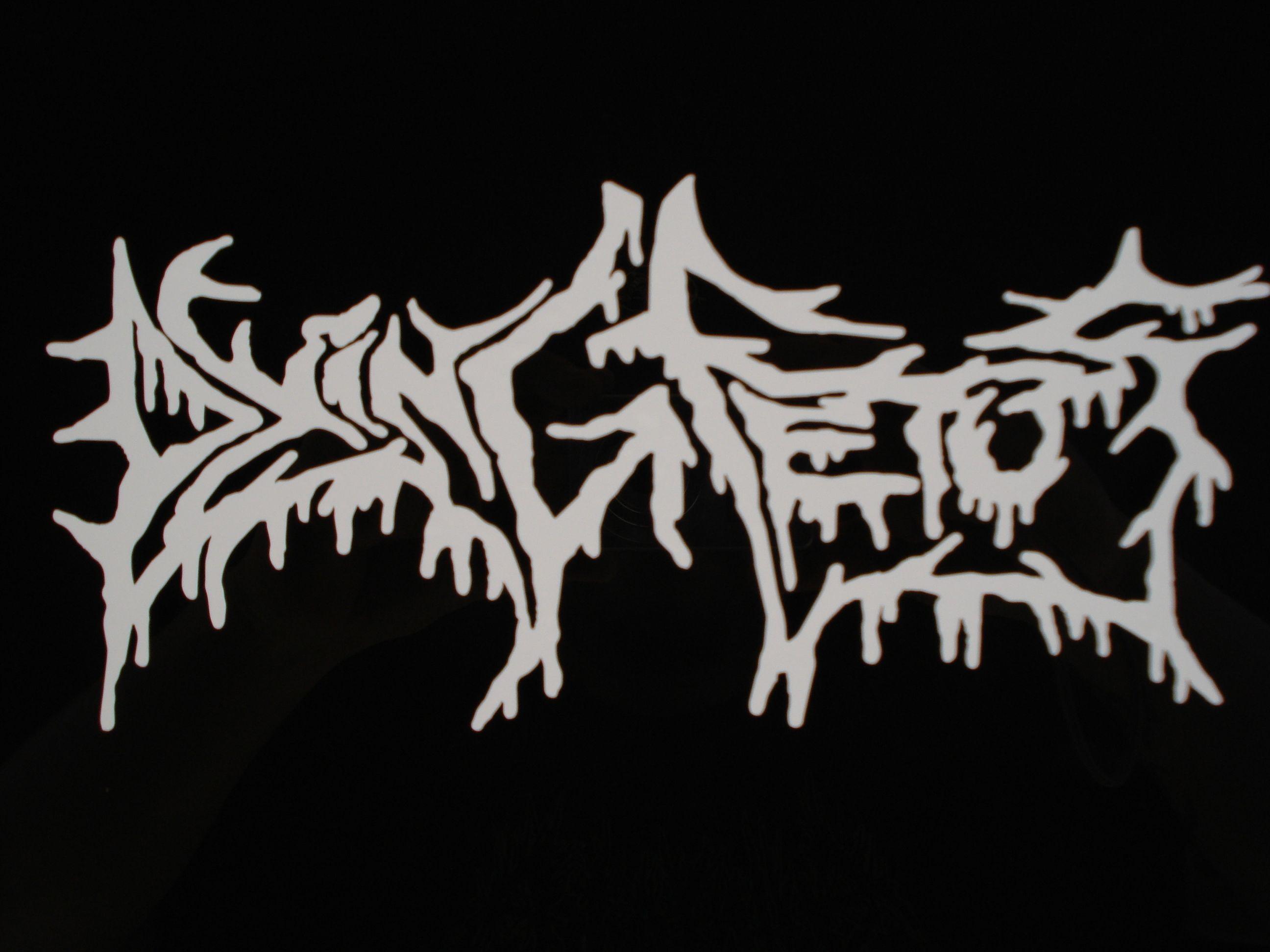 Dying Fetus Logo - DARK FUNERAL DECAL.(black metal) 001