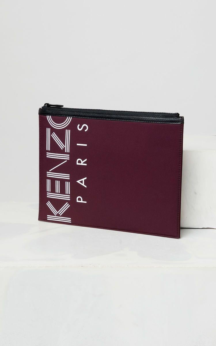 Kenzo Paris Logo - A4 KENZO Logo clutch for Kenzo