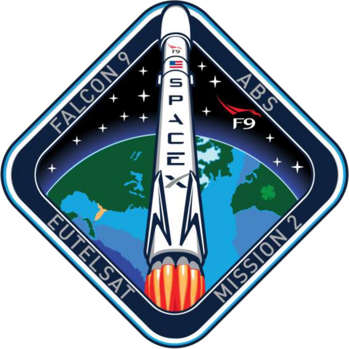 SpaceX Mission Logo - Eutelsat ABS Mission Patch : spacex