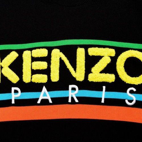 Kenzo Paris Logo - KENZO Paris Logo Knitted Jumper 551335 Comfortable Men's Knitwear ...