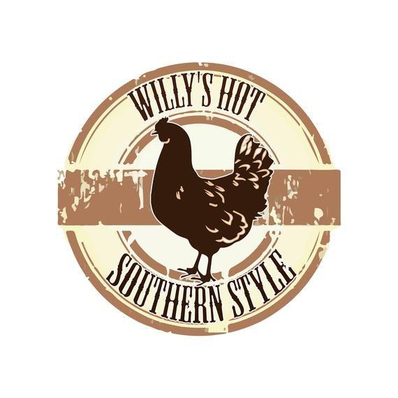 Chicken Bird Logo - Custom Logo Design Retro chicken Logo chicken Premade Logo