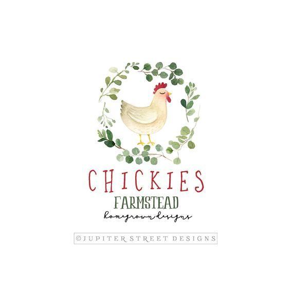 Chicken Bird Logo - Chicken Logo-Farm Logo-Nature Logo-Bird Logo-Etsy | Etsy