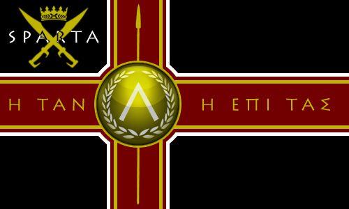 Spartan Flag Logo Logodix - sparta flag roblox
