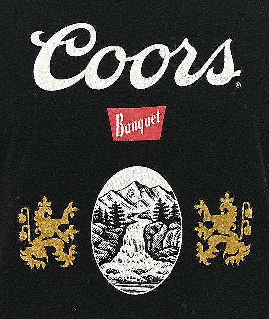Coors Banquet Logo - Brixton x Coors Banquet Hops Premium Black T-Shirt | Zumiez