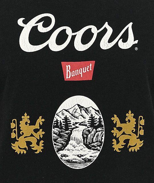 Coors Banquet Logo - Brixton X Coors Banquet Hops Premium Black T Shirt