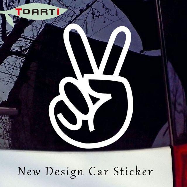 Funny Love Logo - Peace Vinyl Decal Car Sticker Truck Window Bumper Funny Symbol Sign