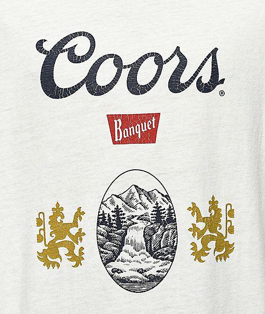 Coors Banquet Logo - Brixton x Coors Banquet Hops Off-White T-Shirt | Zumiez