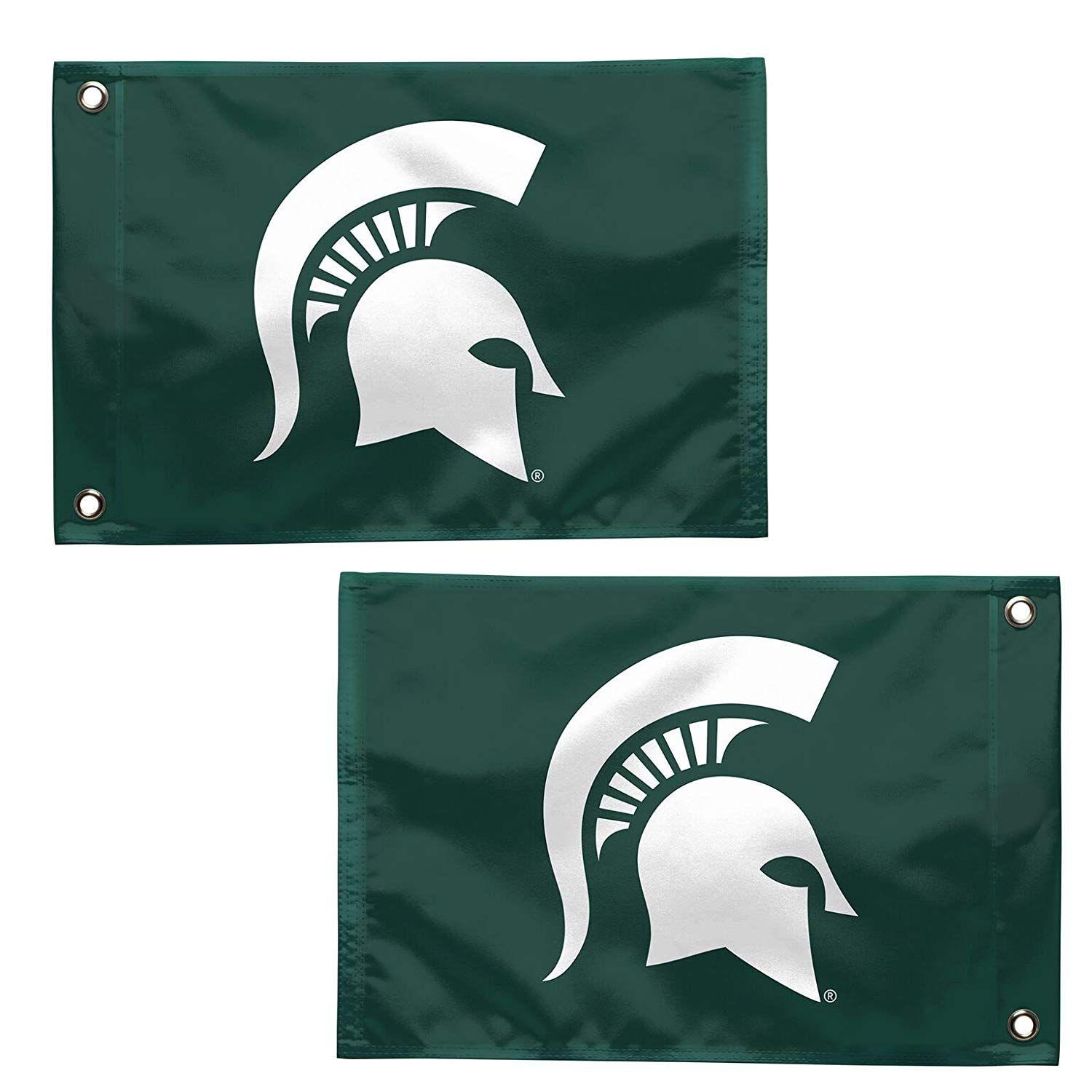 Spartan Flag Logo - Amazon.com : Michigan State Spartan Sparty 12.5