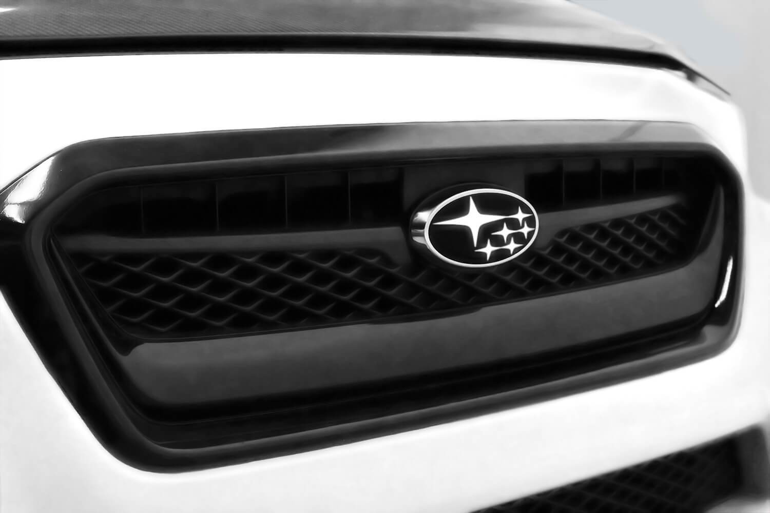 Black Subaru WRX Logo - 2015 2018 Subaru Wrx Sti Steering Wheel Overlay Emblem Overlay
