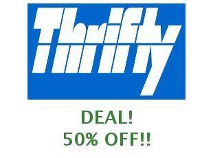 Thrifty Car Rental Logo - Promotional code Thrifty Car Rental save up to 40$ | January 2019